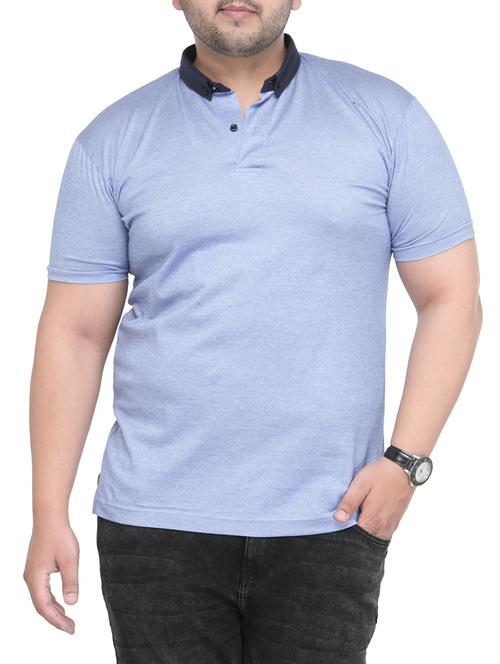 blue cotton polo t-shirt - 13765141 - Very Small Image - 1