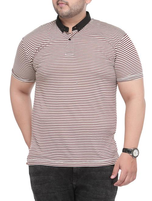 brown cotton t-shirt - 13765148 - Very Small Image - 1