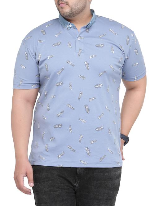 light blue cotton tshirt - 13765155 - Very Small Image - 1