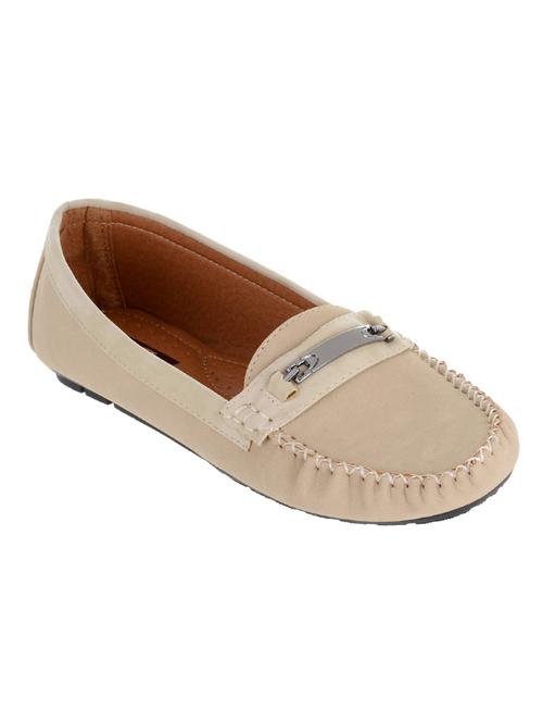 beige fabric slip on loafers - 13766784 - Very Small Image - 1