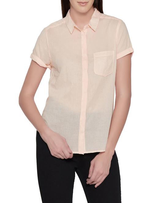 light pink regular shirt - 13767252 - Very Small Image - 1