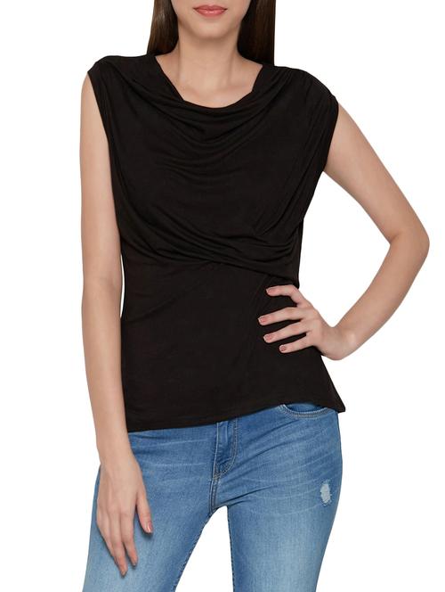 cowl neck draped top - 13767353 - Very Small Image - 1