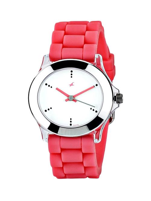 fastrack white dial watch for women - 9827pp07 - 13767873 - Very Small Image - 1