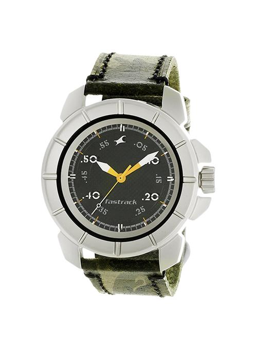 fastrack black dial watch for men - 3088sl02 - 13767983 - Very Small Image - 1