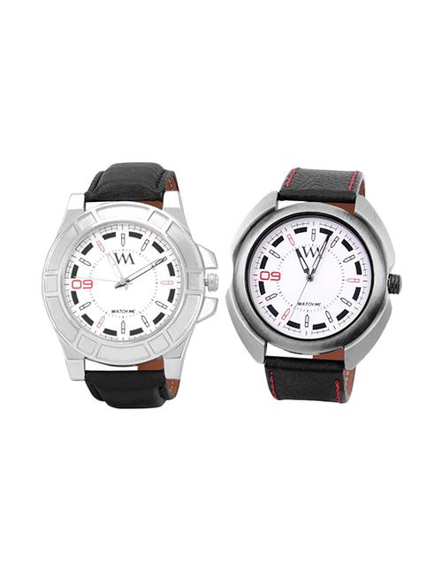 set of 2 stylish watches wmal-109w-77wx - 13768838 - Very Small Image - 1