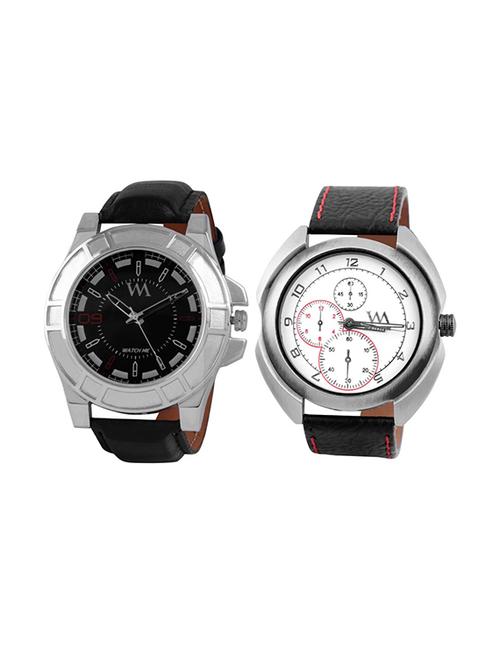 set of 2 stylish watches wmal-109b-78wx - 13768852 - Very Small Image - 1