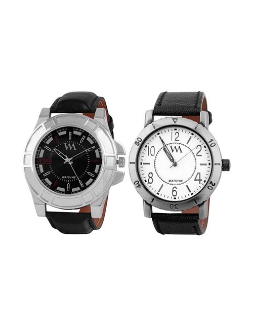 set of 2 stylish watches wmal-109b-75wx - 13768854 - Very Small Image - 1
