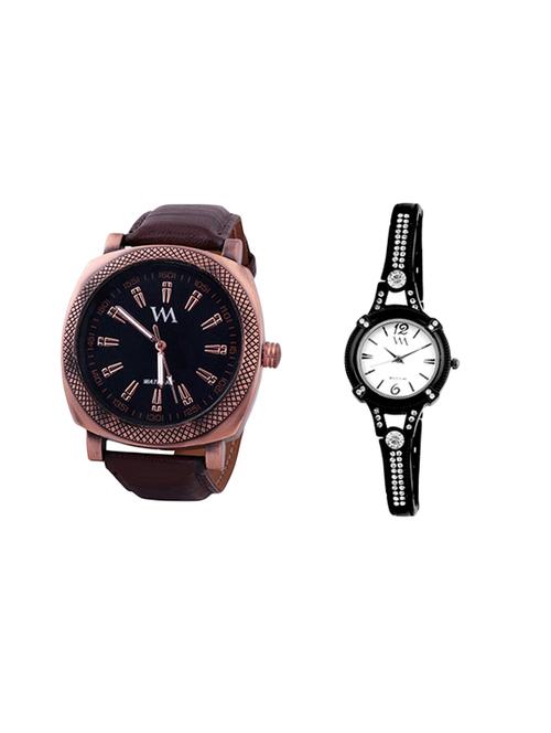 set of 2 stylish watches wmal-104-118 - 13768868 - Very Small Image - 1