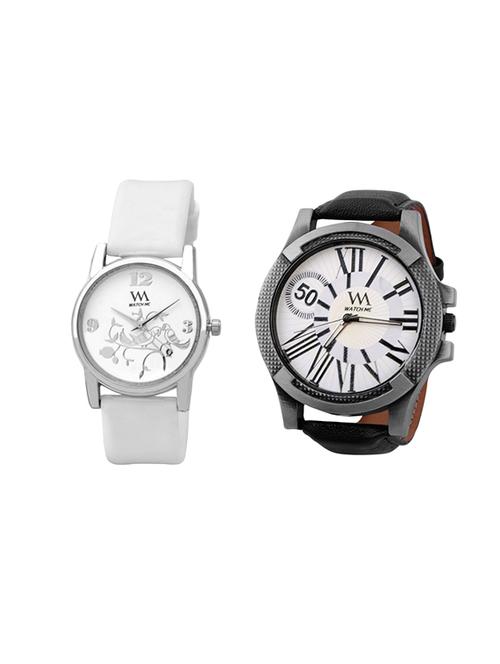 set of 2 stylish watches wmal-103w-83wx - 13768869 - Very Small Image - 1