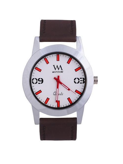 brown leatherette strap watchrak-wmal-30-w1-wmg-002 - 13769041 - Very Small Image - 1