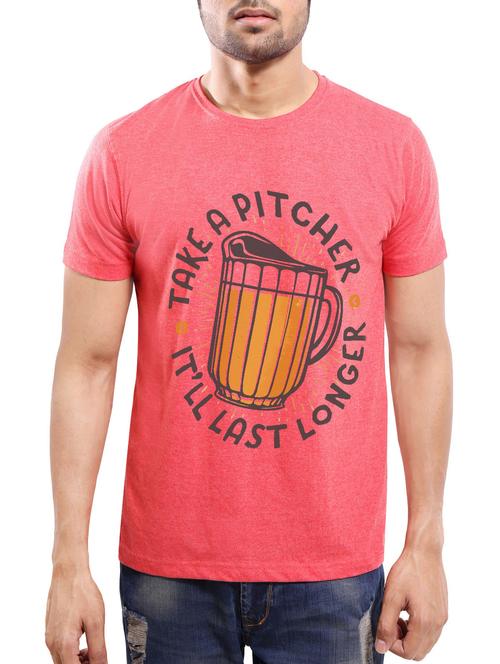 red cotton t-shirt - 13770654 - Very Small Image - 1
