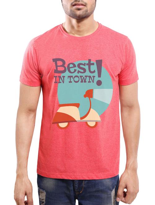 red cotton t-shirt - 13770659 - Very Small Image - 1
