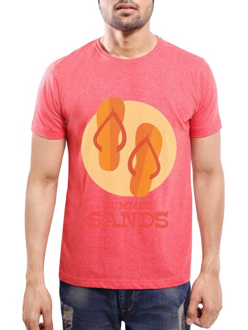 red cotton t-shirt - 13770664 - Very Small Image - 1