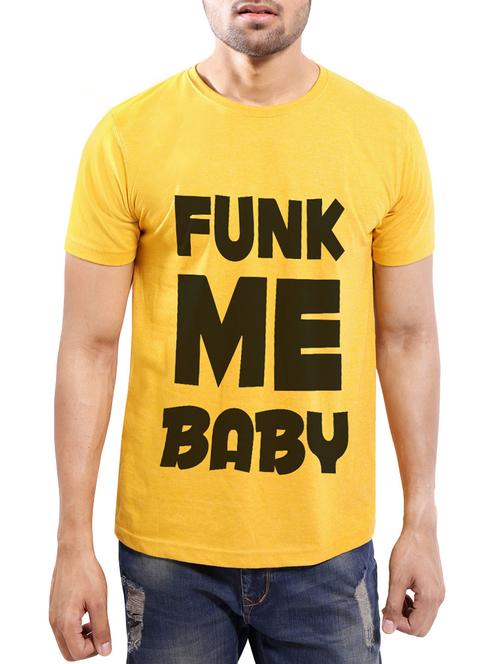 yellow cotton t-shirt - 13770697 - Very Small Image - 1