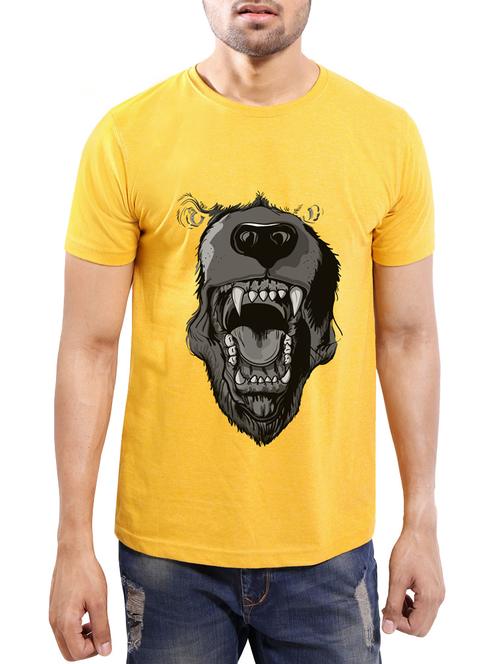 yellow cotton t-shirt - 13770708 - Very Small Image - 1