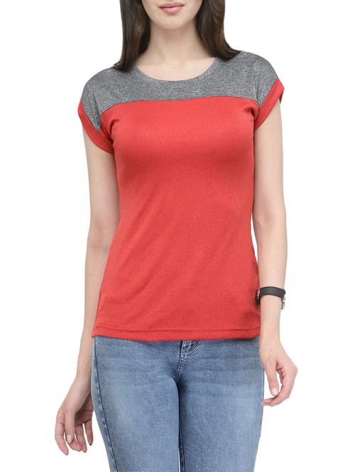 solid red regular tee - 13771399 - Very Small Image - 1