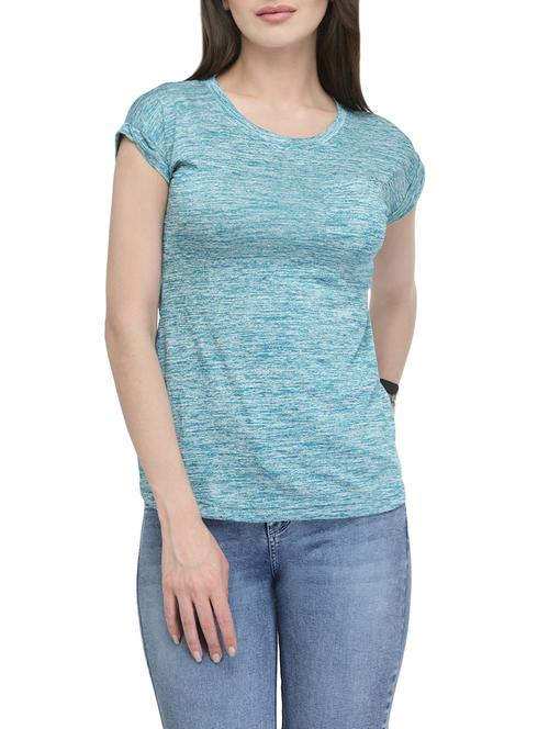 solid green regular tee - 13771402 - Very Small Image - 1
