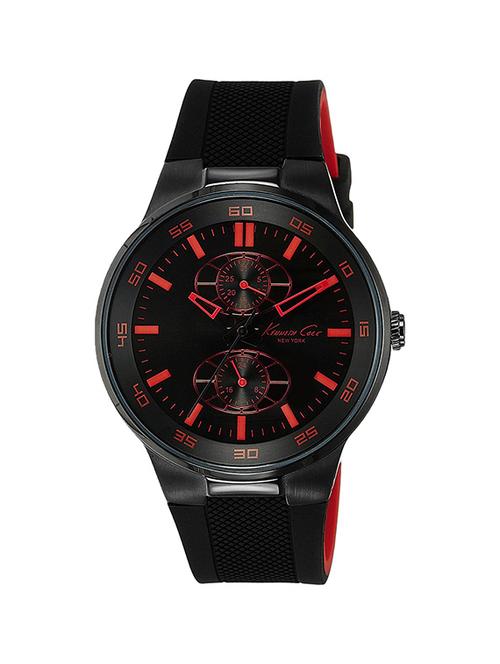 kenneth cole black dial analog watch for men - ikc8033 - 13773194 - Very Small Image - 1