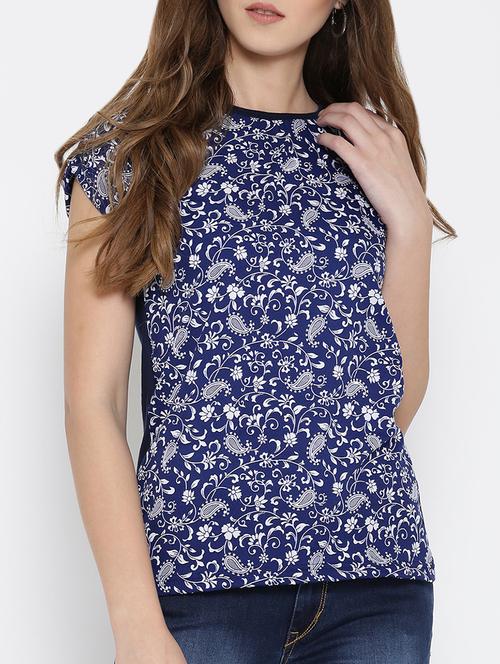 turn up cap sleeved top - 13775286 - Very Small Image - 1
