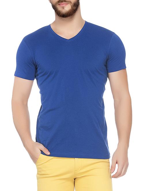 blue cotton t-shirt - 13775351 - Very Small Image - 1