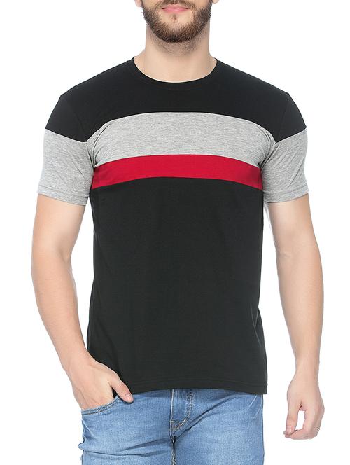 black cotton t-shirt - 13775355 - Very Small Image - 1