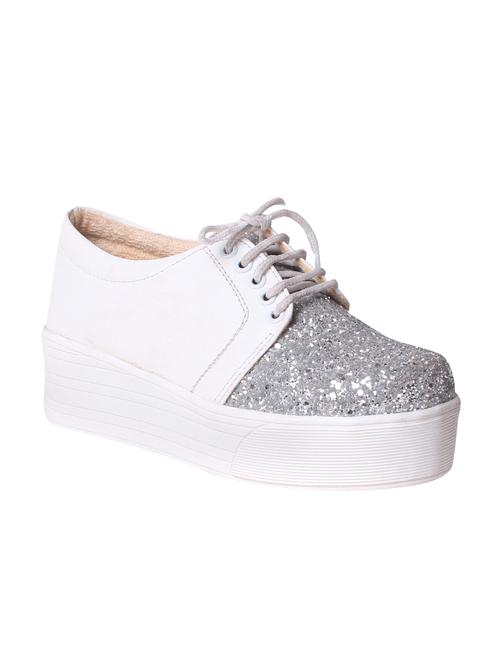 white lace-up casual shoe - 13776395 - Very Small Image - 1