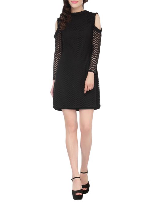black net sheath dress - 13776723 - Very Small Image - 1
