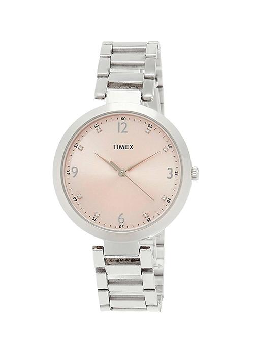 timex pink dial analog watch for women - tw000x201 - 13777230 - Very Small Image - 1