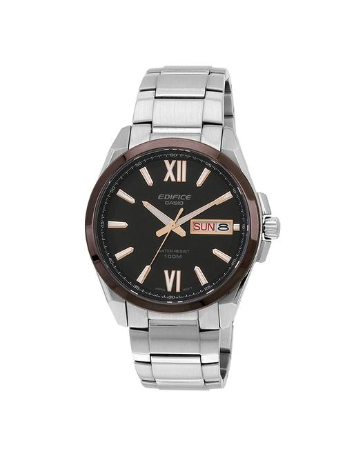casio brown dial analog watch for men - ex162 - 13777244 - Very Small Image - 1