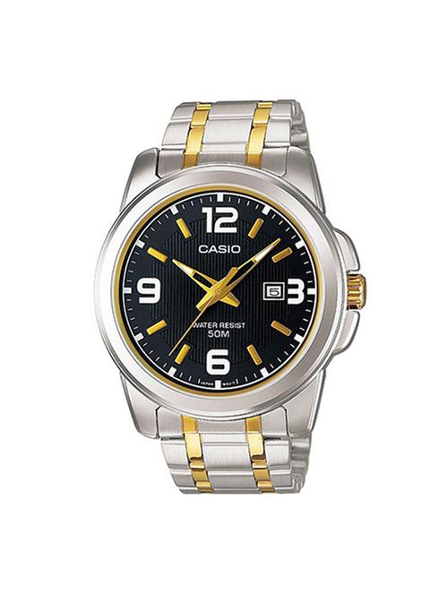 casio black dial analog watch for men - a777 - 13777252 - Very Small Image - 1