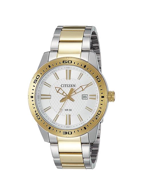 citizen white dial analog watch for men - bi1064-51a - 13777255 - Very Small Image - 1