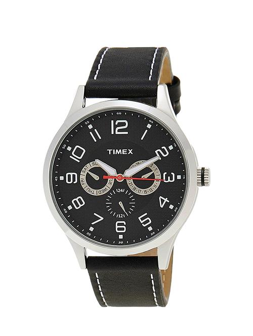 timex black dial analog watch for men - tw000t305 - 13777277 - Very Small Image - 1