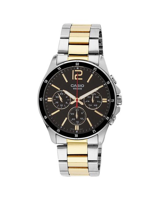 casio black dial chronograph watch for men - a953 - 13777308 - Very Small Image - 1