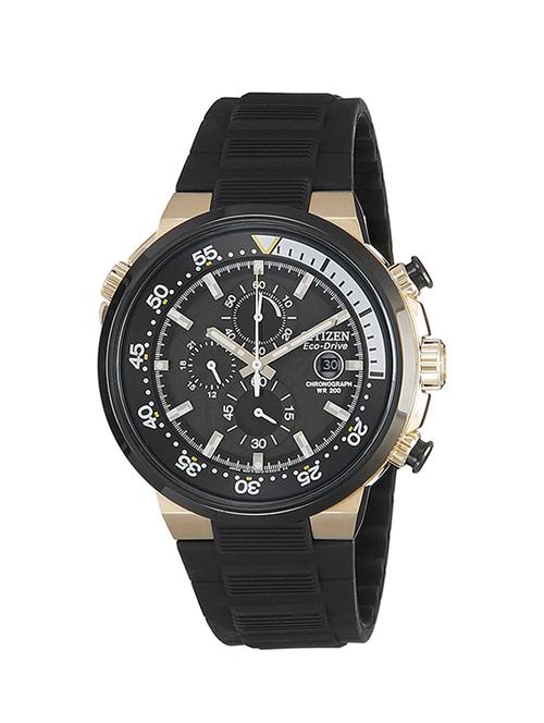 citizen black dial chronograph watch for men - ca0448-08e - 13777311 - Very Small Image - 1