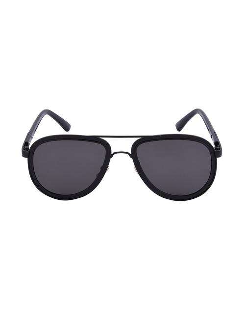 6by6 black aviator unisex polarised sunglasses - 13777606 - Very Small Image - 1