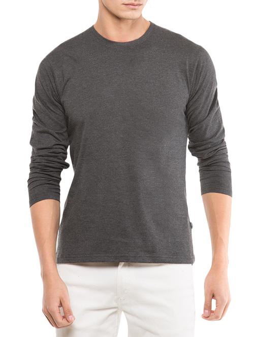 grey cotton t-shirt - 13786511 - Very Small Image - 1