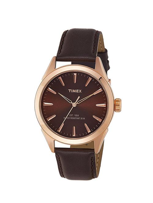 timex brown dial watch for men - tw000y903 - 13786767 - Very Small Image - 1