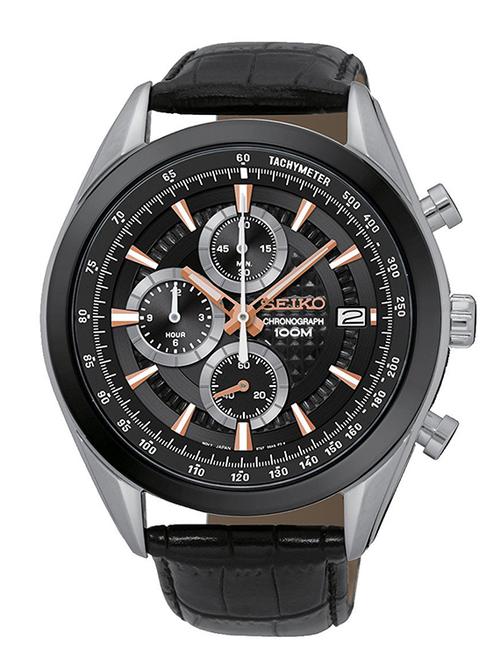 seiko black dial watch for men - ssb183p1 - 13786864 - Very Small Image - 1