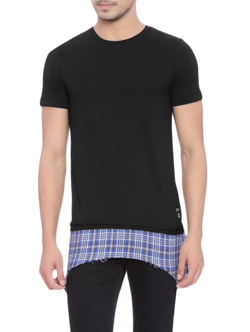 black cotton tshirt - 13787025 - Very Small Image - 1