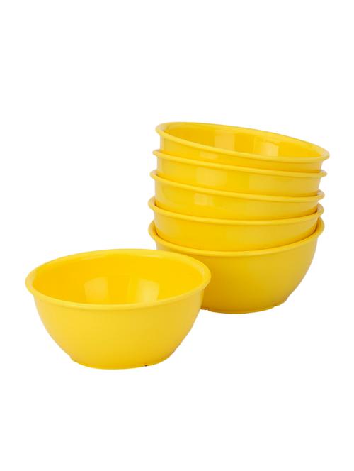 lakshya yellow service bowl set of 6 - 13787192 - Very Small Image - 1