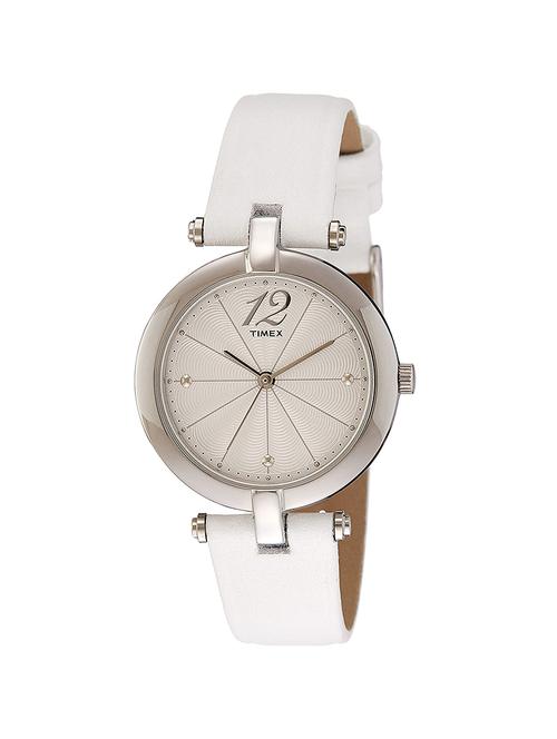 timex silver dial analog watch for women - tw000z204 - 13790953 - Very Small Image - 1