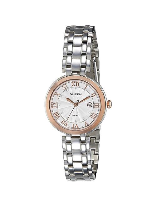 casio white dial analog watch for women - sx173 - 13790961 - Very Small Image - 1