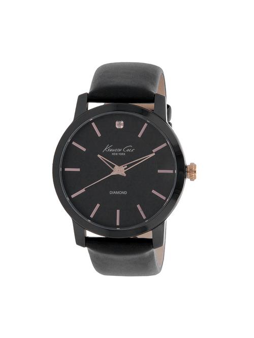 kenneth cole black dial analog watch for men - kc10014635mnj - 13796532 - Very Small Image - 1