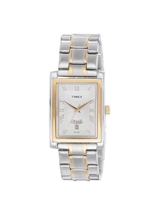 timex silver dial analog watch for men - tw000y906 - 13796549 - Very Small Image - 1