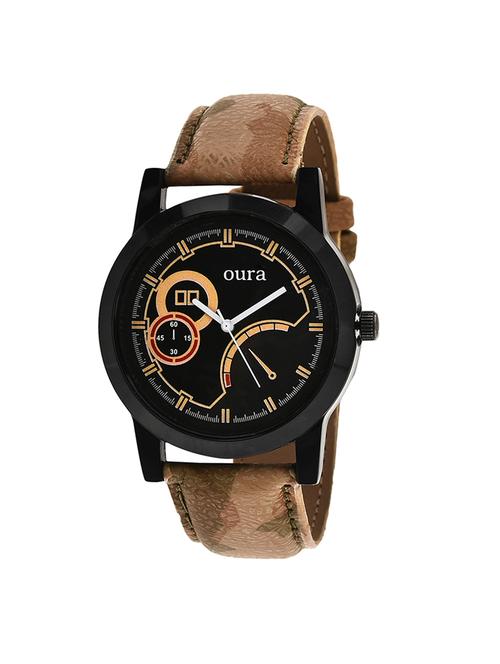 oura analog casual wear army starp round dial men's watch - 13799133 - Very Small Image - 1