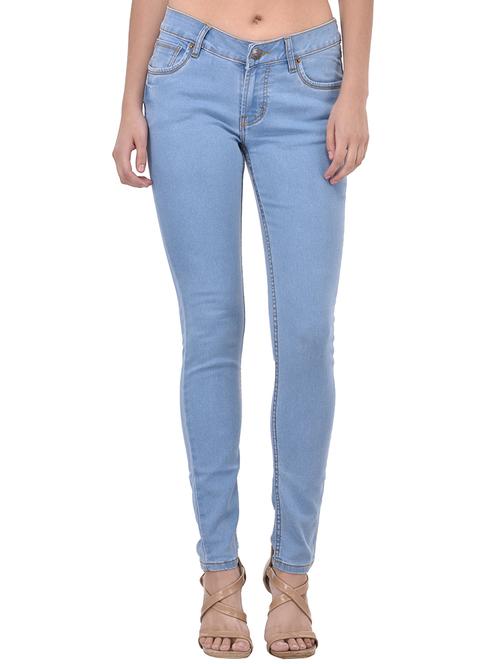 light blue skinny fit denim jeans - 13799885 - Very Small Image - 1