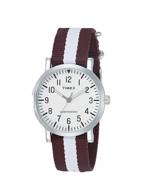 timex white dial analog watch for unisex - tweg15421 - 13799999 - Very Small Image - 1