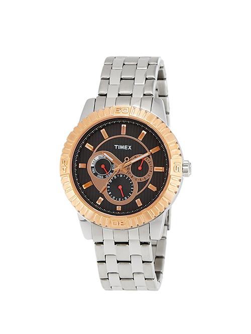 timex black dial analog watch for men - ti000q30200 - 13800002 - Very Small Image - 1