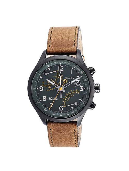 timex green dial chronograph watch for men - t2p381 - 13800011 - Very Small Image - 1