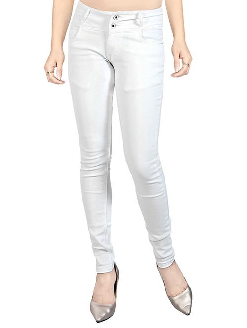 white denim jeans - 13802653 - Very Small Image - 1